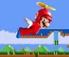 Mario πετώντας με το κύτος με έλικα
